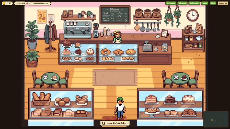 Inside the Cafe and Bakery