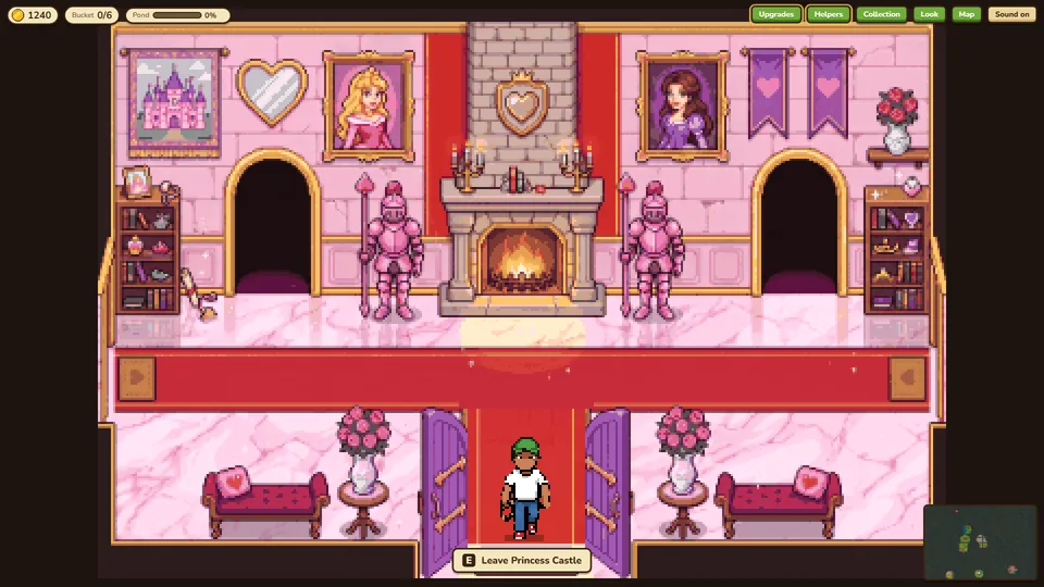 The pink hall of the Princess Castle