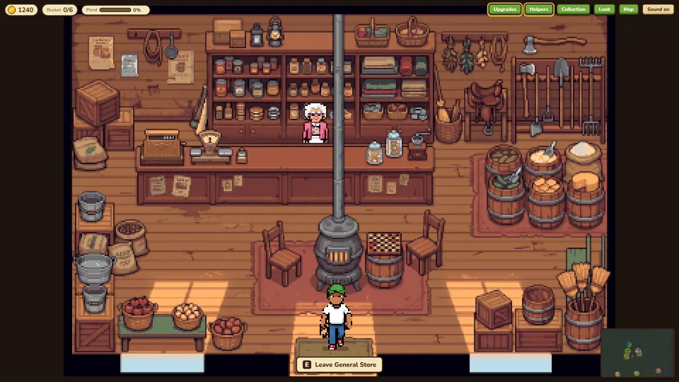 Inside the general store